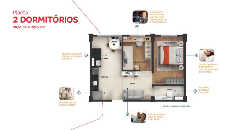 Imagem Apartamento à Venda, em Campinas Imagem Apartamento à Venda, em Campinas