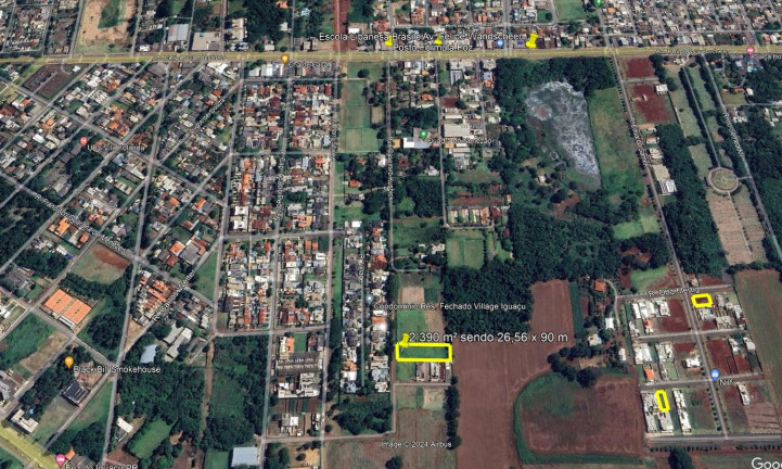 Imagem Terreno à Venda, 2.390 m² em Parte Norte Do Patrimônio Municipal - Foz Do Iguaçu Imagem Terreno à Venda, 2.390 m² em Parte Norte Do Patrimônio Municipal - Foz Do Iguaçu