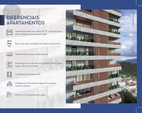 Imagem Apartamento com 3 Quartos à Venda, 103 m² em Canto Do Forte - Praia Grande
