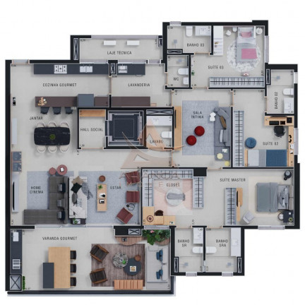 Imagem Apartamento com 3 Quartos à Venda, 227 m² em Ilhas Do Sul - Ribeirão Preto Imagem Apartamento com 3 Quartos à Venda, 227 m² em Ilhas Do Sul - Ribeirão Preto