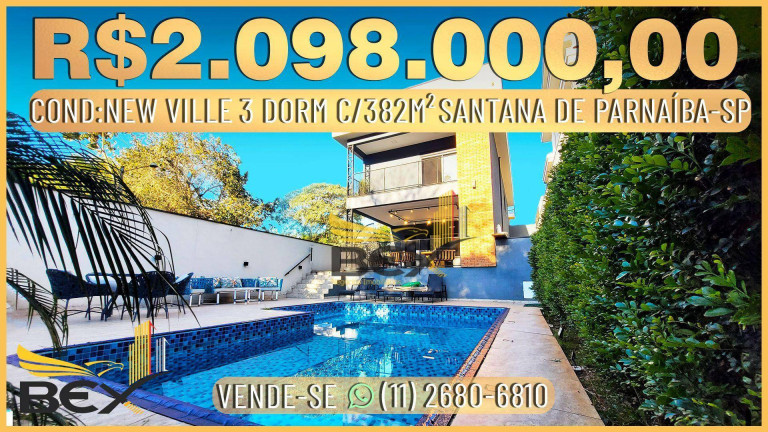 Casa com 3 Quartos à Venda, 382 m² em Suru - Santana De Parnaíba