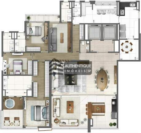 Imagem Apartamento com 4 Quartos à Venda, 343 m² em Vila Olímpia - São Paulo Imagem Apartamento com 4 Quartos à Venda, 343 m² em Vila Olímpia - São Paulo