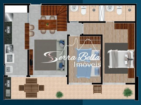 Imagem Apartamento com 3 Quartos à Venda, 81 m² em Centro - Petrópolis Imagem Apartamento com 3 Quartos à Venda, 81 m² em Centro - Petrópolis