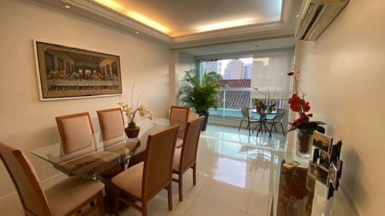 Apartamento com 3 Quartos à Venda, 147 m² em Pompéia - Santos