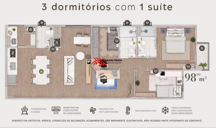Imagem Apartamento com 3 Quartos à Venda, 99 m² em Centro - Guarulhos Imagem Apartamento com 3 Quartos à Venda, 99 m² em Centro - Guarulhos