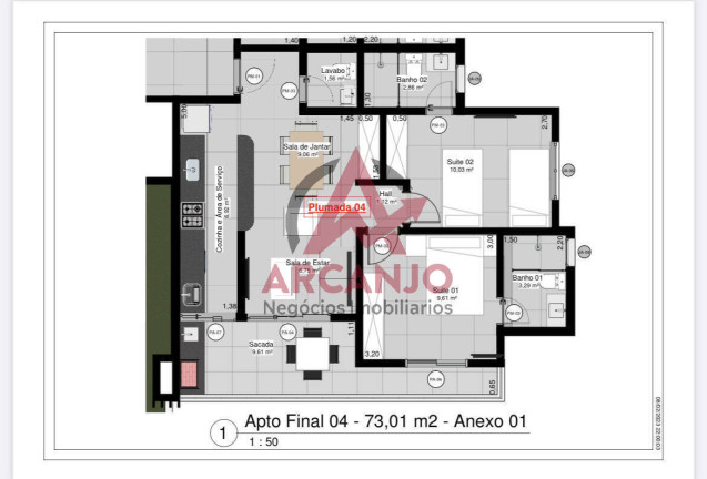 Imagem Apartamento com 2 Quartos à Venda, 73 m² em Martim De Sá - Caraguatatuba