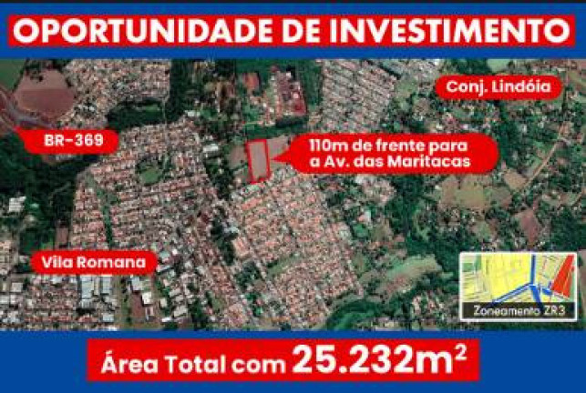 Chácara à Venda, 25.000 m² em Indusville - Londrina