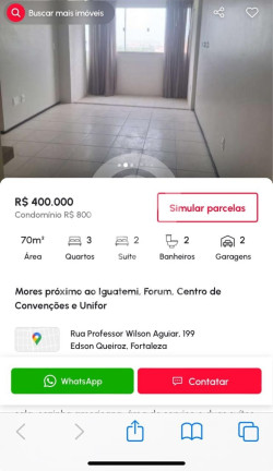 Imagem Apartamento com 3 Quartos à Venda, 110 m² em Joaquim Távora - Fortaleza Imagem Apartamento com 3 Quartos à Venda, 110 m² em Joaquim Távora - Fortaleza