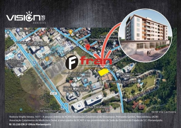 Imagem Apartamento com 3 Quartos à Venda, 83 m² em Saco Grande - Florianópolis Imagem Apartamento com 3 Quartos à Venda, 83 m² em Saco Grande - Florianópolis