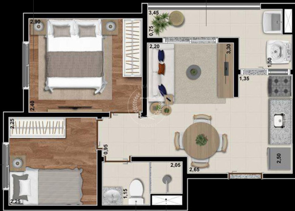 Imagem Apartamento com 1 Quarto à Venda, 25 m² em Saúde - São Paulo