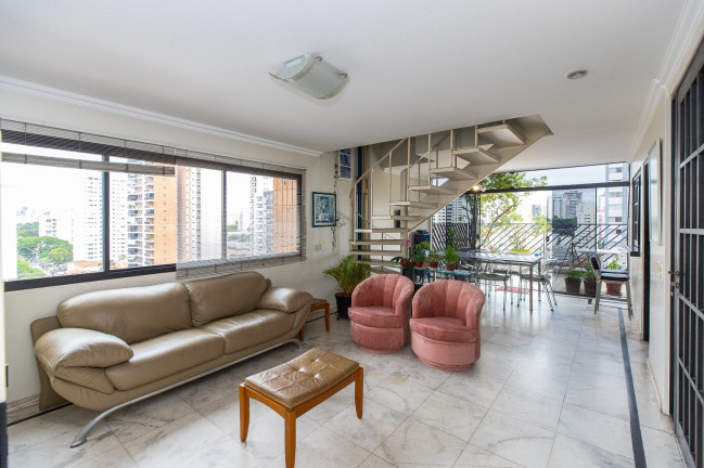 Imagem Cobertura com 4 Quartos à Venda, 345 m² em Campo Belo - São Paulo