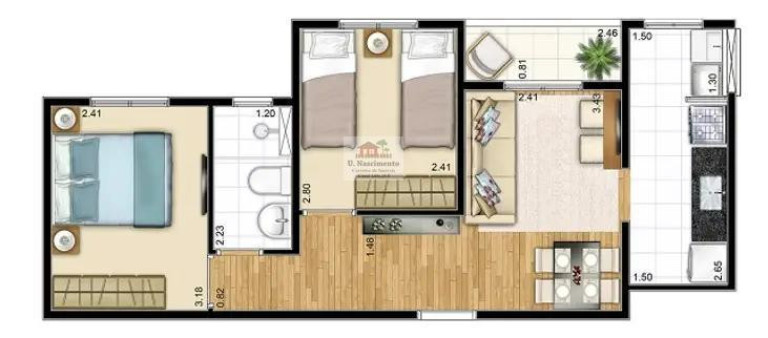 Imagem Apartamento com 2 Quartos à Venda, 44 m² em Jardim Imperador (zona Leste) - São Paulo Imagem Apartamento com 2 Quartos à Venda, 44 m² em Jardim Imperador (zona Leste) - São Paulo