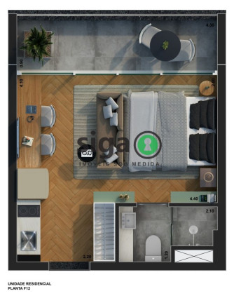 Imagem Apartamento com 1 Quarto à Venda, 25 m² em Vila Clementino - São Paulo Imagem Apartamento com 1 Quarto à Venda, 25 m² em Vila Clementino - São Paulo
