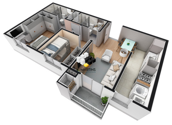 Imagem Apartamento com 2 Quartos à Venda, 52 m² em Vale Dos Pinheiros - Gramado