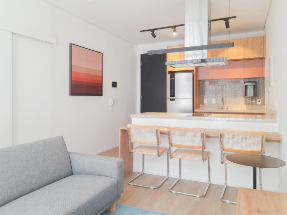 Imagem Apartamento com 1 Quarto para Alugar, 44 m² em Consolação - São Paulo