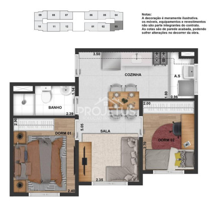 Imagem Apartamento com 2 Quartos à Venda, 34 m² em Vila Andrade - São Paulo