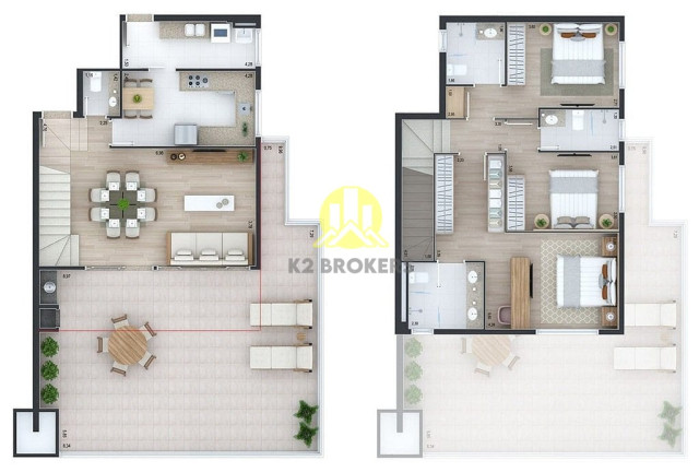 Imagem Apartamento com 3 Quartos à Venda, 105 m² em Juvevê - Curitiba Imagem Apartamento com 3 Quartos à Venda, 105 m² em Juvevê - Curitiba