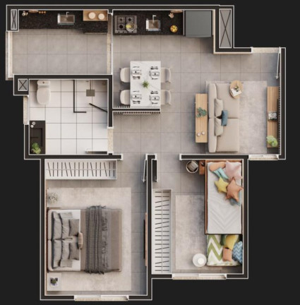 Imagem Apartamento com 2 Quartos à Venda, 52 m² em Vila Vitória Ii - Indaiatuba Imagem Apartamento com 2 Quartos à Venda, 52 m² em Vila Vitória Ii - Indaiatuba
