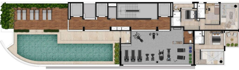 Apartamento com 1 Quarto à Venda, 44 m² em Indianópolis - São Paulo