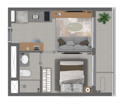 Imagem Loft com 1 Quarto à Venda, 31 m² em Vila Mariana - São Paulo