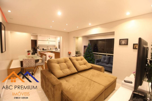 Imagem Apartamento com 3 Quartos à Venda, 86 m² em Vila Homero Thon - Santo André