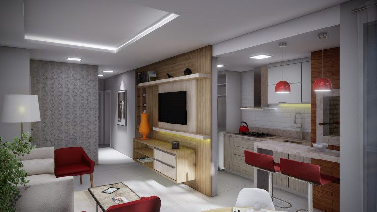 Imagem Apartamento com 1 Quarto à Venda, 55 m² em Centro - Canela