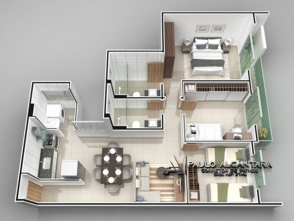 Imagem Apartamento com 2 Quartos à Venda, 56 m² em Eldorado - Timóteo Imagem Apartamento com 2 Quartos à Venda, 56 m² em Eldorado - Timóteo