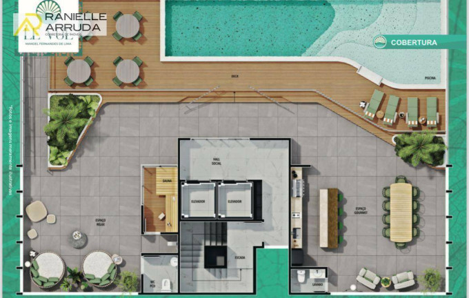 Imagem Apartamento com 2 Quartos à Venda, 54 m² em Jardim Oceania - João Pessoa