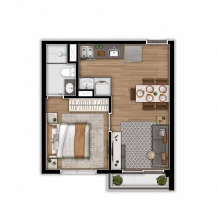Imagem Imóvel com 2 Quartos à Venda, 39 m² em Vila Sônia - São Paulo Imagem Imóvel com 2 Quartos à Venda, 39 m² em Vila Sônia - São Paulo
