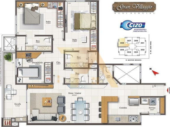 Imagem Apartamento com 3 Quartos à Venda, 60 m² em Centro - Imbituba