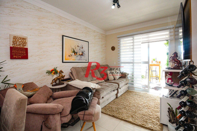 Imagem Apartamento com 3 Quartos à Venda, 134 m² em Gonzaga - Santos