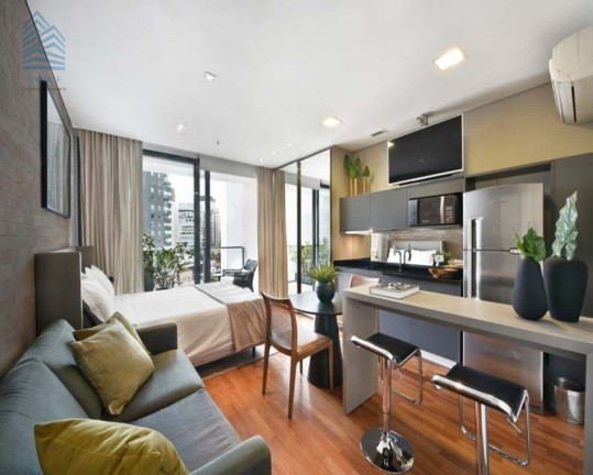Imóvel com 1 Quarto à Venda, 35 m² em Vila Olímpia - São Paulo