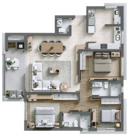Imagem Imóvel com 2 Quartos à Venda, 88 m² em água Verde - Curitiba Imagem Imóvel com 2 Quartos à Venda, 88 m² em água Verde - Curitiba