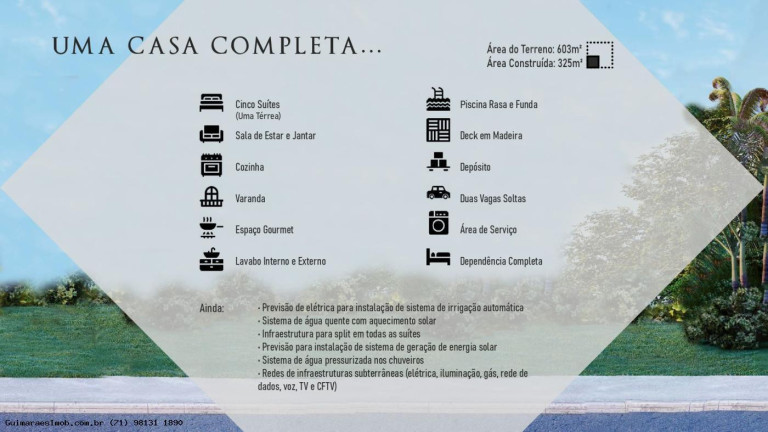 Imagem Casa com 5 Quartos à Venda, 325 m² em Praia Do Forte - Mata De São João Imagem Casa com 5 Quartos à Venda, 325 m² em Praia Do Forte - Mata De São João