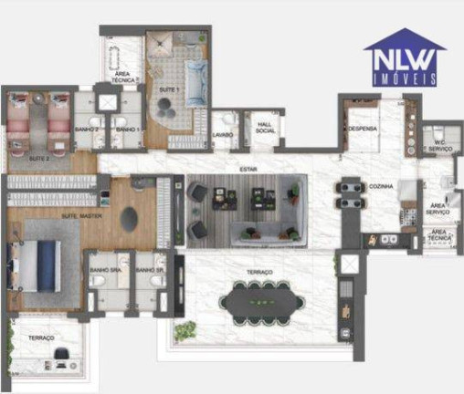 Apartamento com 3 Quartos à Venda, 185 m² em Chácara Santo Antônio - São Paulo