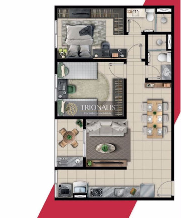 Imagem Apartamento com 1 Quarto à Venda, 44 m² em Atibaia Jardim - Atibaia Imagem Apartamento com 1 Quarto à Venda, 44 m² em Atibaia Jardim - Atibaia