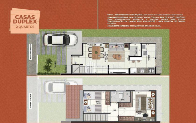 Imagem Apartamento com 2 Quartos à Venda, 45 m² em Cajueiro - Timon
