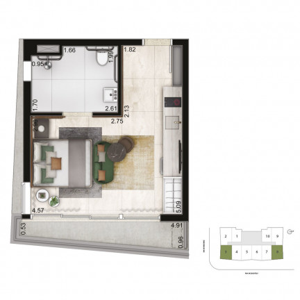Imagem Apartamento com 2 Quartos à Venda, 59 m² em Vila Nova Conceição - São Paulo