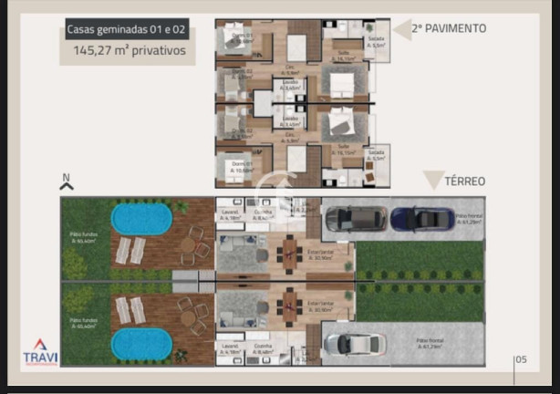 Imagem Sobrado com 3 Quartos à Venda, 145 m² em Santa Catarina - Caxias Do Sul