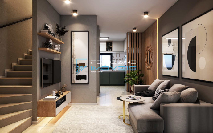 Imagem Casa de Condomínio com 2 Quartos à Venda, 118 m² em Canto Do Forte - Praia Grande