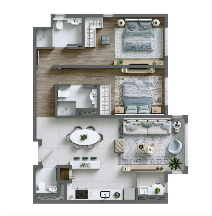 Imagem Apartamento com 2 Quartos à Venda, 154 m² em Planalto - Gramado Imagem Apartamento com 2 Quartos à Venda, 154 m² em Planalto - Gramado