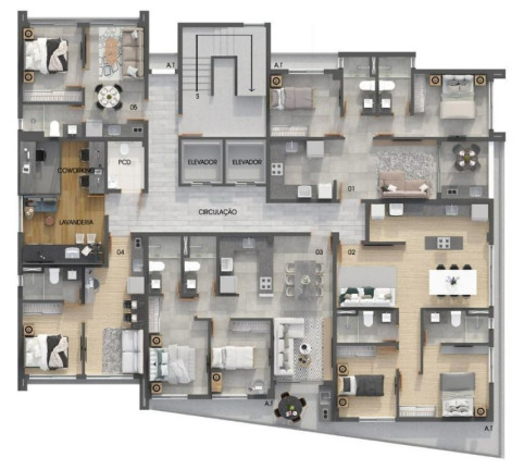 Imagem Apartamento com 1 Quarto à Venda, 30 m² em Manaíra - João Pessoa