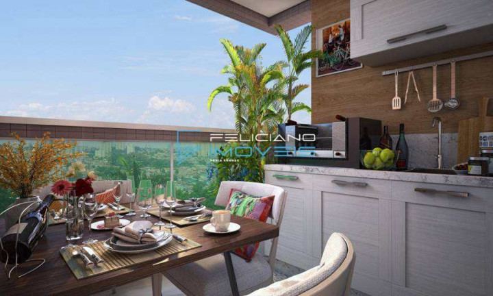 Imagem Apartamento com 2 Quartos à Venda, 56 m² em Aviação - Praia Grande
