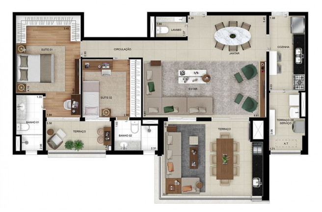 Imagem Apartamento com 4 Quartos à Venda, 159 m² em Mooca - São Paulo