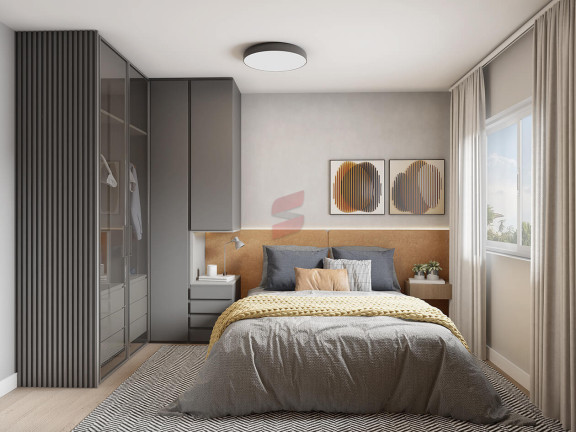 Imagem Apartamento com 2 Quartos à Venda, 44 m² em Vargem Grande - Pinhais
