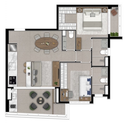 Imagem Apartamento com 1 Quarto à Venda, 49 m² em Mirandópolis - São Paulo Imagem Apartamento com 1 Quarto à Venda, 49 m² em Mirandópolis - São Paulo
