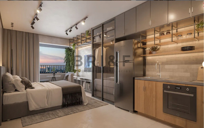 Imagem Apartamento com 1 Quarto à Venda, 23 m² em Brooklin - São Paulo
