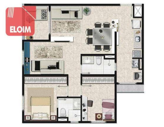 Imagem Apartamento com 1 Quarto para Alugar, 31 m² em Brás - São Paulo