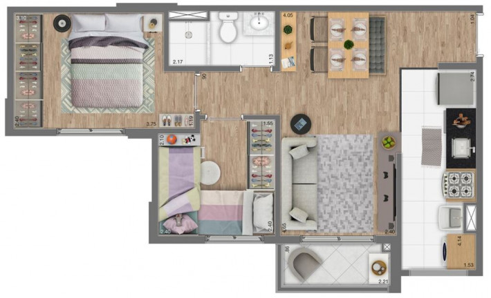 Imagem Apartamento com 2 Quartos à Venda, 64 m² em Vila Andrade - São Paulo Imagem Apartamento com 2 Quartos à Venda, 64 m² em Vila Andrade - São Paulo