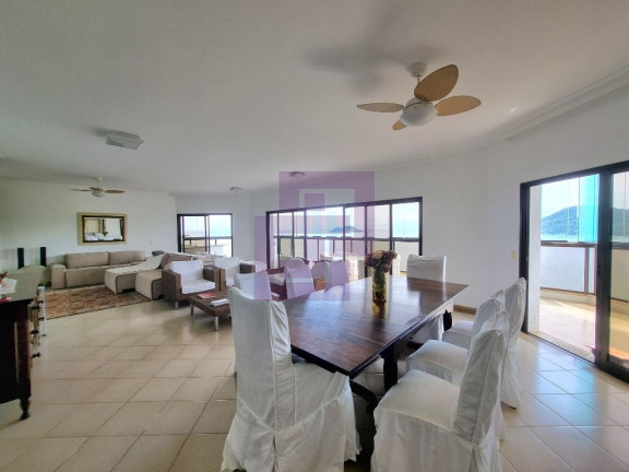 Imagem Apartamento com 4 Quartos para Alugar, 350 m² em Jardim Astúrias - Guarujá